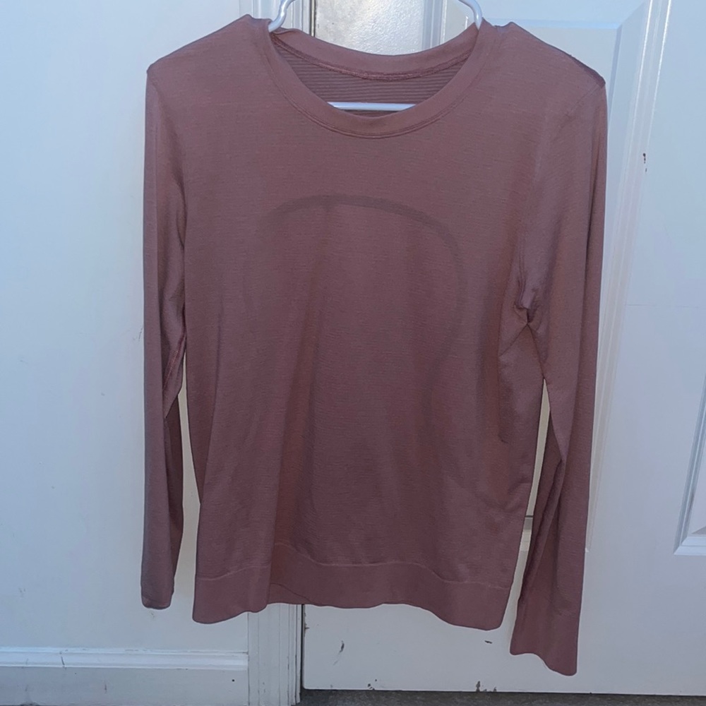 Pink lululemon align long sleeve